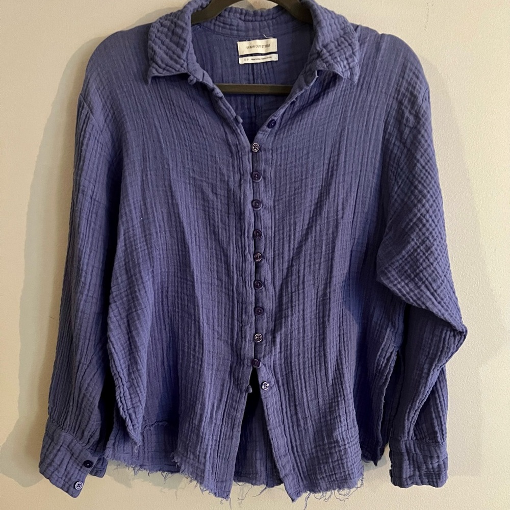 Uo Addison Button Front Blouse - image 5